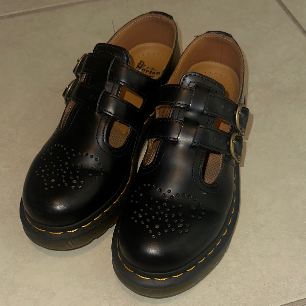 Dr. Martens Black Mary Jane Shoes